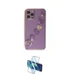 ieg™ iPhone 12 Pro Max Kılıf Nova Işık Prime - Siyah 3D Antistatik Seramik Nano Ekran Koruyucu