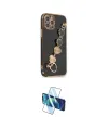 ieg™ iPhone 12 Pro Max Kılıf Nova Işık Prime - Siyah 3D Antistatik Seramik Nano Ekran Koruyucu