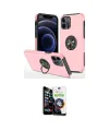 ieg™ iPhone 12 Pro Max Kılıf Odak Form Prime - Şeffaf Temperli Cam Ekran Koruyucu