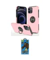 ieg™ iPhone 12 Pro Max Kılıf Odak Form Prime - Siyah 18D Cam Ekran Koruyucu