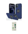 ieg™ iPhone 12 Pro Max Kılıf Odak Form Prime - Siyah 20D Premium Cam Ekran Koruyucu