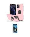 ieg™ iPhone 12 Pro Max Kılıf Odak Form Prime - Siyah 34D Izgaralı Cam
