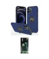 ieg™ iPhone 12 Pro Max Kılıf Odak Form Prime - Siyah 360 Mat Full Body Arka Koruyucu