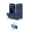 ieg™ iPhone 12 Pro Max Kılıf Odak Form Prime - Siyah 3D Antistatik Seramik Nano Ekran Koruyucu