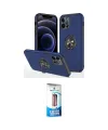ieg™ iPhone 12 Pro Max Kılıf Odak Form Prime - Siyah 5D Eko Cam Ekran Koruyucu