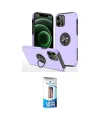 ieg™ iPhone 12 Pro Max Kılıf Odak Form Prime - Siyah 5D Eko Cam Ekran Koruyucu