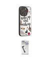 ieg™ iPhone 12 Pro Max Kılıf Odak Klasik Serisi - Şeffaf Uv Polymer Nano Ekran Koruyucu