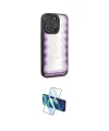 ieg™ iPhone 12 Pro Max Kılıf Odak Klasik Serisi - Siyah 3D Antistatik Cam Ekran Koruyucu