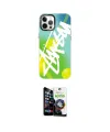 ieg™ iPhone 12 Pro Max Kılıf Siluet Çizgi Koleksiyonu - Şeffaf Temperli Cam Ekran Koruyucu
