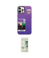 ieg™ iPhone 12 Pro Max Kılıf Siluet Çizgi Koleksiyonu - Siyah 20D Premium Cam Ekran Koruyucu