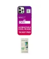 ieg™ iPhone 12 Pro Max Kılıf Siluet Çizgi Koleksiyonu - Siyah 20D Premium Cam Ekran Koruyucu