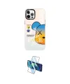 ieg™ iPhone 12 Pro Max Kılıf Siluet Çizgi Koleksiyonu - Siyah 3D Antistatik Cam Ekran Koruyucu