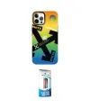 ieg™ iPhone 12 Pro Max Kılıf Siluet Çizgi Koleksiyonu - Siyah 5D Eko Cam Ekran Koruyucu