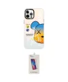ieg™ iPhone 12 Pro Max Kılıf Siluet Çizgi Koleksiyonu - Siyah Joko 5D Cam