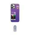 ieg™ iPhone 12 Pro Max Kılıf Siluet Çizgi Koleksiyonu - Siyah Joko Magic 5D Cam