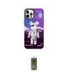 ieg™ iPhone 12 Pro Max Kılıf Siluet Çizgi Koleksiyonu - Siyah Joko Magic 5D Hayalet Cam