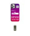 ieg™ iPhone 12 Pro Max Kılıf Siluet Çizgi Koleksiyonu - Siyah Joko Magic 5D Hayalet Cam