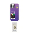 ieg™ iPhone 12 Pro Max Kılıf Siluet Çizgi Koleksiyonu - Siyah Mat Seramik Nano Ekran Koruyucu