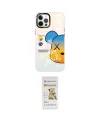 ieg™ iPhone 12 Pro Max Kılıf Siluet Çizgi Koleksiyonu - Siyah Mat Seramik Nano Ekran Koruyucu