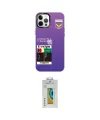 ieg™ iPhone 12 Pro Max Kılıf Siluet Çizgi Koleksiyonu - Siyah Polymer Nano Ekran Koruyucu
