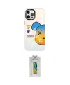 ieg™ iPhone 12 Pro Max Kılıf Siluet Çizgi Koleksiyonu - Siyah Polymer Nano Ekran Koruyucu