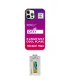 ieg™ iPhone 12 Pro Max Kılıf Siluet Çizgi Koleksiyonu - Siyah Polymer Nano Ekran Koruyucu