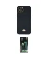 ieg™ iPhone 12 Pro Max Kılıf Vadi Çizgi Prime - Şeffaf 360 Full Body Arka Koruyucu