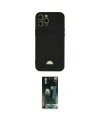 ieg™ iPhone 12 Pro Max Kılıf Vadi Çizgi Prime - Şeffaf 360 Full Body Arka Koruyucu