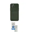 ieg™ iPhone 12 Pro Max Kılıf Vadi Çizgi Prime - Şeffaf Royal Nano Ekran Koruyucu