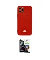 ieg™ iPhone 12 Pro Max Kılıf Vadi Çizgi Prime - Şeffaf Temperli Cam Ekran Koruyucu