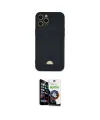 ieg™ iPhone 12 Pro Max Kılıf Vadi Çizgi Prime - Şeffaf Temperli Cam Ekran Koruyucu