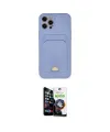 ieg™ iPhone 12 Pro Max Kılıf Vadi Çizgi Prime - Şeffaf Temperli Cam Ekran Koruyucu