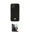 ieg™ iPhone 12 Pro Max Kılıf Vadi Çizgi Prime - Şeffaf Temperli Cam Ekran Koruyucu