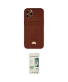 ieg™ iPhone 12 Pro Max Kılıf Vadi Çizgi Prime - Siyah 20D Premium Cam Ekran Koruyucu
