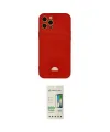 ieg™ iPhone 12 Pro Max Kılıf Vadi Çizgi Prime - Siyah 20D Premium Cam Ekran Koruyucu