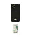 ieg™ iPhone 12 Pro Max Kılıf Vadi Çizgi Prime - Siyah 20D Premium Cam Ekran Koruyucu