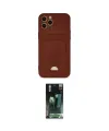 ieg™ iPhone 12 Pro Max Kılıf Vadi Çizgi Prime - Siyah 360 Mat Full Body Arka Koruyucu