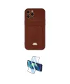 ieg™ iPhone 12 Pro Max Kılıf Vadi Çizgi Prime - Siyah 3D Antistatik Seramik Nano Ekran Koruyucu