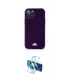 ieg™ iPhone 12 Pro Max Kılıf Vadi Çizgi Prime - Siyah 3D Antistatik Seramik Nano Ekran Koruyucu