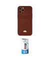 ieg™ iPhone 12 Pro Max Kılıf Vadi Çizgi Prime - Siyah 5D Eko Cam Ekran Koruyucu