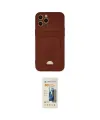ieg™ iPhone 12 Pro Max Kılıf Vadi Çizgi Prime - Siyah 6D Mat Seramik Hayalet Nano Ekran Koruyucu