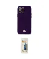 ieg™ iPhone 12 Pro Max Kılıf Vadi Çizgi Prime - Siyah 6D Mat Seramik Hayalet Nano Ekran Koruyucu