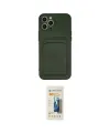ieg™ iPhone 12 Pro Max Kılıf Vadi Çizgi Prime - Siyah 6D Mat Seramik Hayalet Nano Ekran Koruyucu