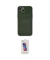 ieg™ iPhone 12 Pro Max Kılıf Vadi Çizgi Prime - Siyah Joko 5D Cam