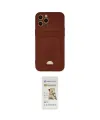 ieg™ iPhone 12 Pro Max Kılıf Vadi Çizgi Prime - Siyah Mat Seramik Nano Ekran Koruyucu