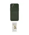 ieg™ iPhone 12 Pro Max Kılıf Vadi Çizgi Prime - Siyah Mat Seramik Nano Ekran Koruyucu