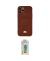 ieg™ iPhone 12 Pro Max Kılıf Vadi Çizgi Prime - Siyah Polymer Nano Ekran Koruyucu