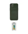ieg™ iPhone 12 Pro Max Kılıf Vadi Çizgi Prime - Siyah Polymer Nano Ekran Koruyucu