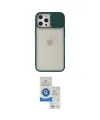 ieg™ iPhone 12 Pro Max Kılıf Vadi Çizgi - Şeffaf Royal Nano Ekran Koruyucu