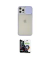 ieg™ iPhone 12 Pro Max Kılıf Vadi Çizgi - Şeffaf Temperli Cam Ekran Koruyucu